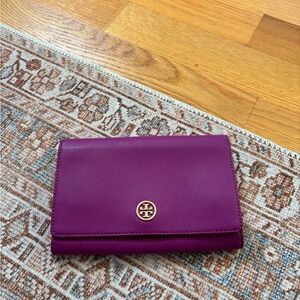 Tory Burch Rich Purple Wallet